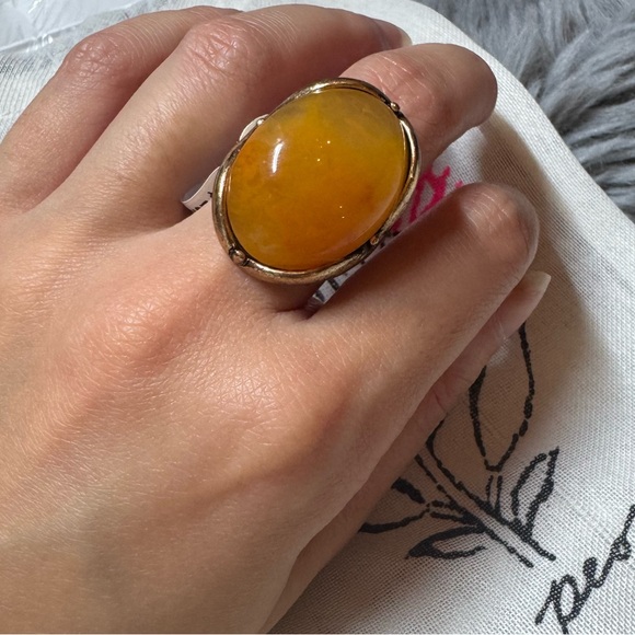 Free People Jewelry - Free People Amber Gold Ring